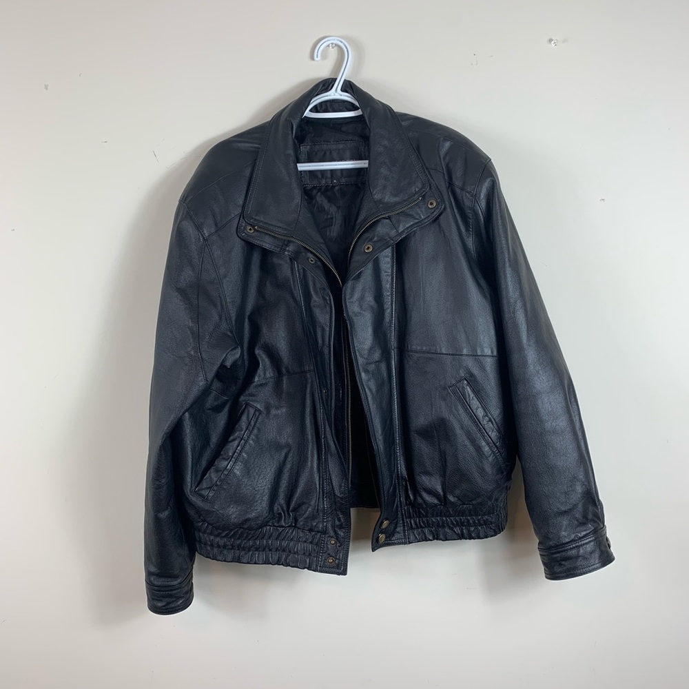 Charles Klein men’s vintage leather jacket